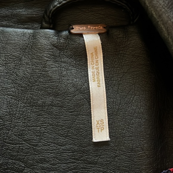 Free people leather jacket - Picture 2 of 5